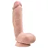 dildo realistico blush Dr. Skin Glide - 21,5 cm, con testicoli