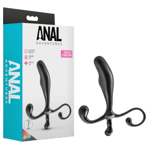 Anal Adventures - dildo prostatico anale - silicone nero