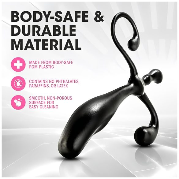 Anal Adventures - dildo prostatico anale - silicone nero
