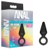 Anal Adventures Platinum S - plug anale (nero) - piccolo