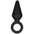 Anal Adventures Platinum S - plug anale (nero) - piccolo