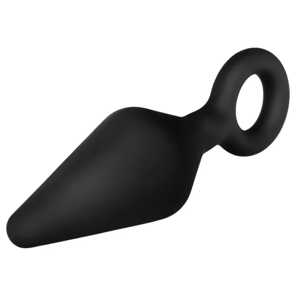 Anal Adventures Platinum S - plug anale (nero) - piccolo