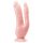 Dr. Skin 8 - Doppio dildo ventosa (naturale)