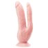 Dr. Skin 8 - Doppio dildo ventosa (naturale)