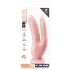 Dr. Skin 8 - Doppio dildo ventosa (naturale)
