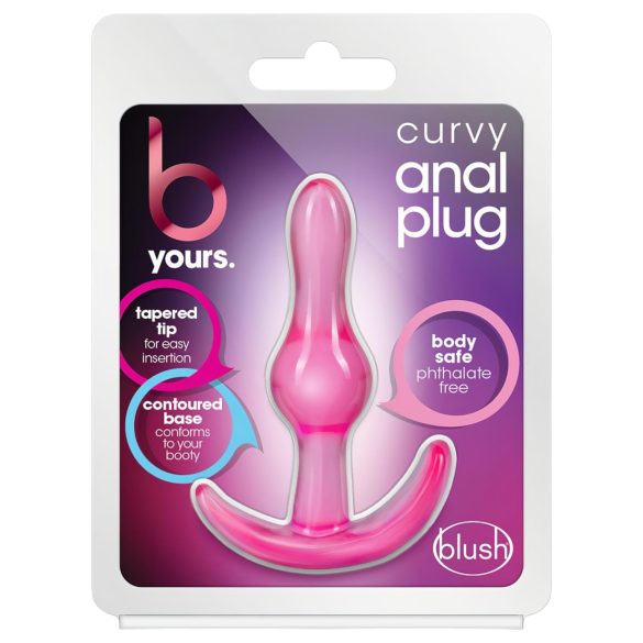 B Yours - plug anale - silicone rosa