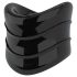Stay Hard - anello fallico - silicone nero