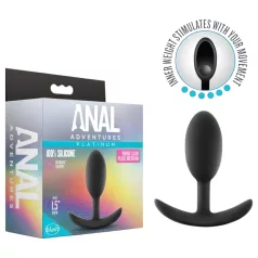   Anal Adventures Platinum M - plug anale - nero - misura media