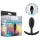 Anal Adventures Platinum M - plug anale - nero - misura media