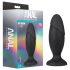 Anal Adventures Platinum Rocket - plug anale grande - nero