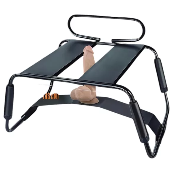 Temptasia - sedia del sesso con vibratore - nero/naturale