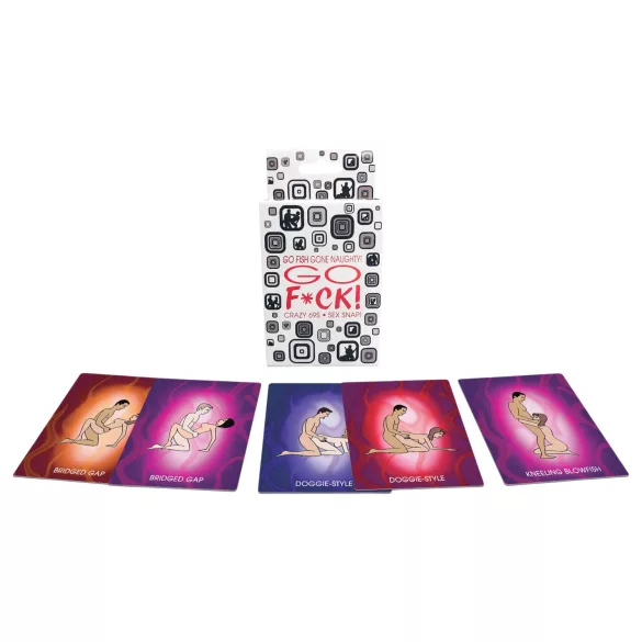 GO F*CK - gioco di carte erotico - 52 carte Kama Sutra