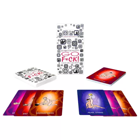 GO F*CK - gioco di carte erotico - 52 carte Kama Sutra