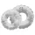OXBALLS - set anelli fallici con rilievi - silicone trasparente