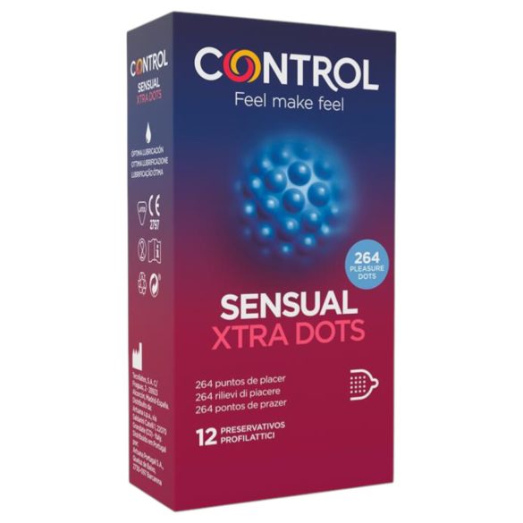 Control - preservativo extra puntinato (12 pezzi)