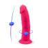 Silexd - vibratore con ventosa e telecomando - silicone rosa