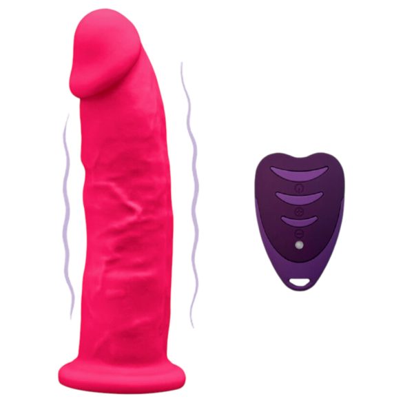 Silexd - vibratore con ventosa e telecomando - silicone rosa