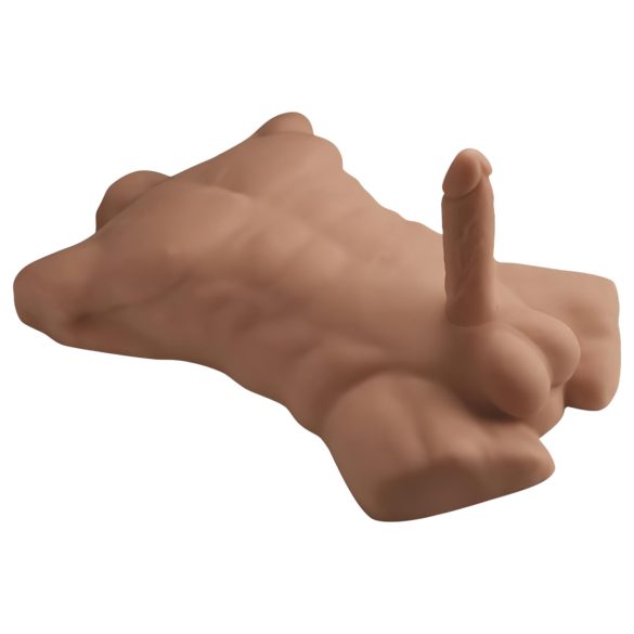 Silexd Apollo - masturbatore torso maschile - pelle scura naturali