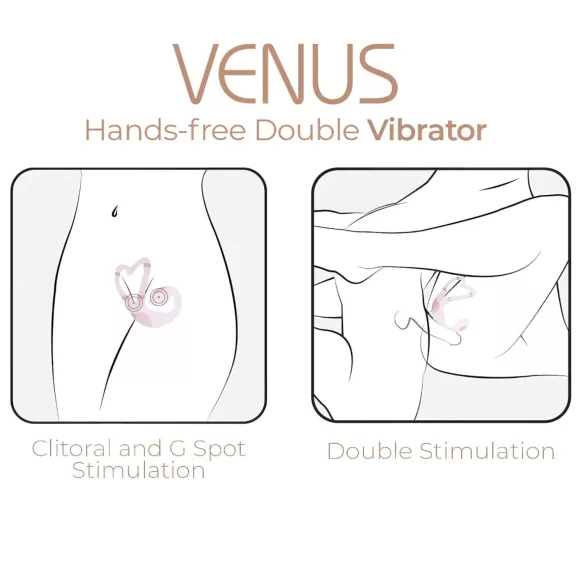 Adrien Lastic Venus - vibratore punto G e clitoride - silicone rosa