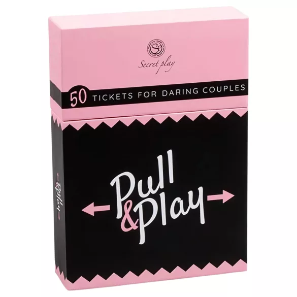Secret Play Pull & Play - gioco di carte erotico per coppie (50 carte) - in 7 lingue