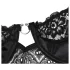 Subblime - body a fantasia con cintura in raso (nero)