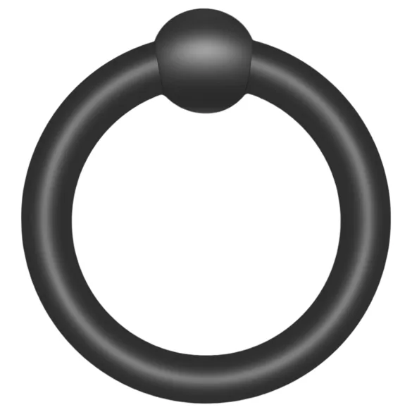Addicted Toys - set anelli fallici in silicone - 7 pezzi - nero