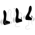 JamyJob - vibratore glande pulsante - nero