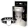Coquette - choker con strass e ciondolo a cuore - nero