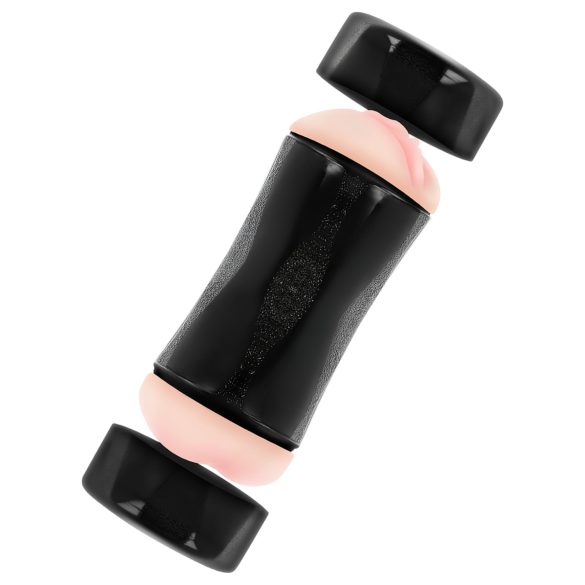 JamyJob - masturbatore doppio vagina e anale - colore naturale