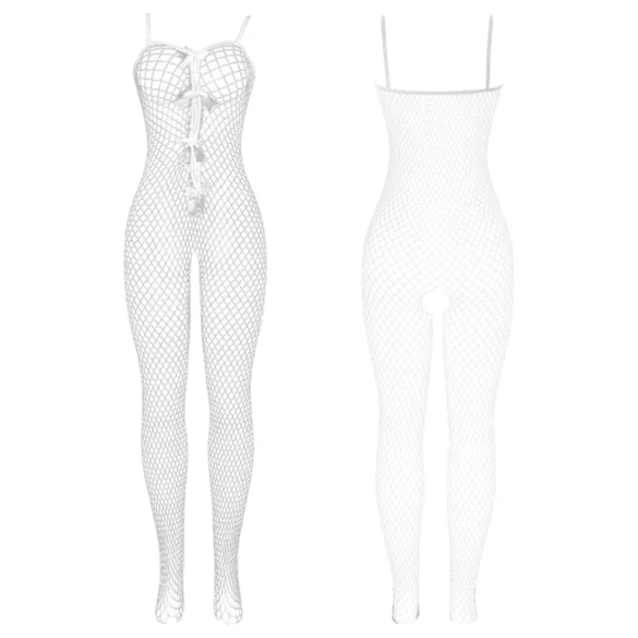 Subblime 951740 - tuta retata piccante con fiocco (bianco) - S-L