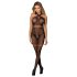 Subblime 951948 - tutina a rete con bretelle incrociate - (nero) - S-L