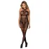 Subblime 951948 - tuta in rete con bretelle incrociate (nera) - S-L