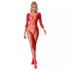 Subblime 952419 - tuta sexy con strass - rosso - XS-M