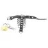 Kink - anello fallico con anelli metallici - nero