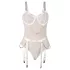 Subblime 954291 - body trasparente con catene - bianco L-XL