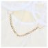 Subblime 954291 - set corpo a rete con catena trasparente - bianco (L-XL)