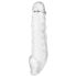Addicted Toys - guaina per pene con anello per testicoli - 23cm trasparente