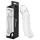 Addicted Toys - guaina fallica con anello scrotale - 27 cm trasparente