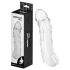 Addicted Toys - guaina fallica con anello scrotale - 27 cm trasparente