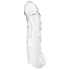 Addicted Toys - guaina fallica con anello scrotale - 27 cm trasparente