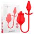 Intense Melanie - vibratore clitoride 2in1 lingua mobile - silicone rosso