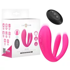   Intense Julia - vibratore punto G e clitoride - silicone rosa