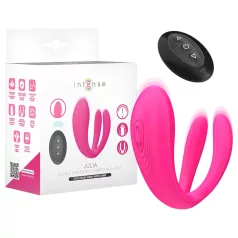   Intense Julia - vibratore punto G e clitoride - silicone rosa