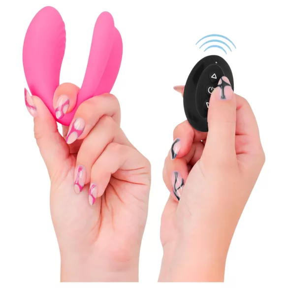 Intense Julia - vibratore punto G e clitoride - silicone rosa