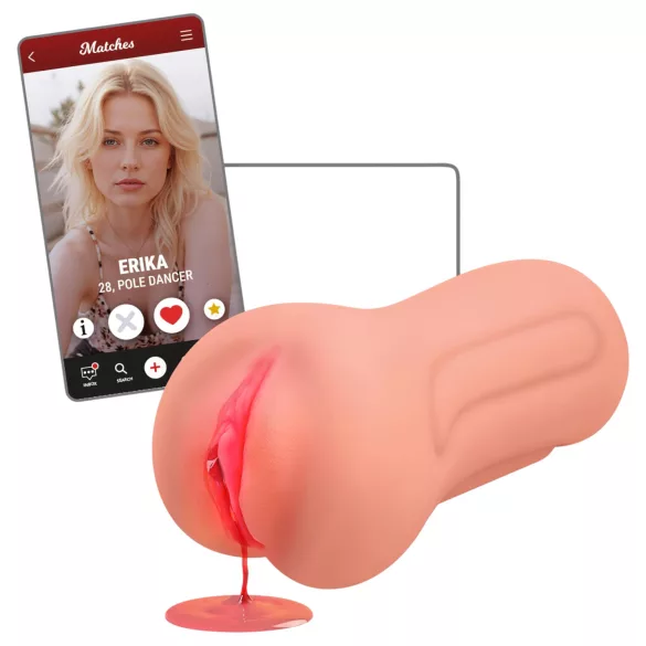 Intense First Time Erica - masturbatore realistico vergine