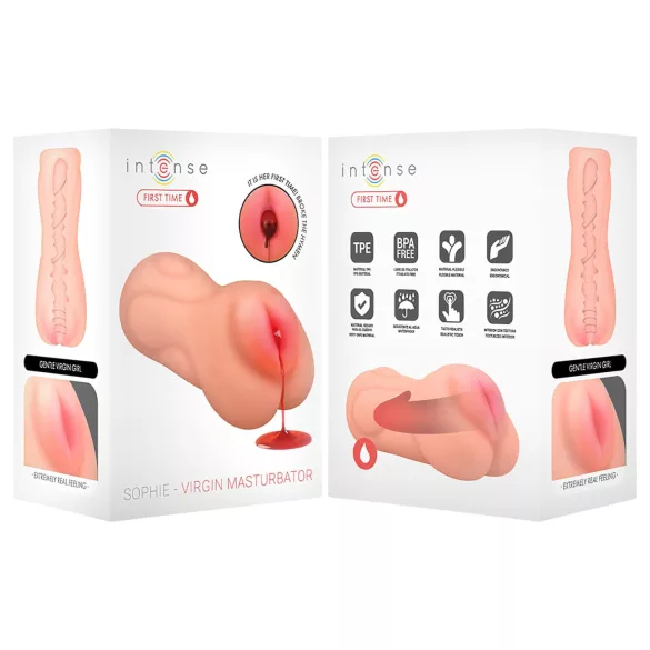 Prima volta intensa Sophie - masturbatore realistico a forma di vagina vergine (color carne)