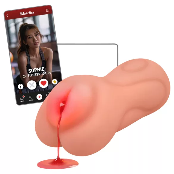 Prima volta intensa Sophie - masturbatore realistico a forma di vagina vergine (color carne)