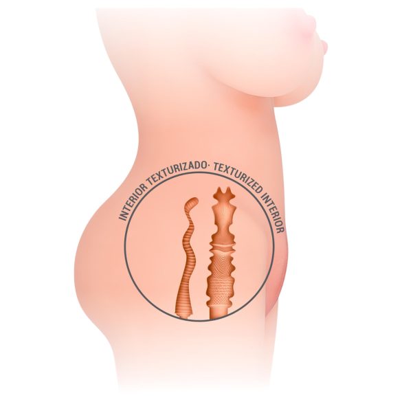 Intense Deep Touch Jesse - masturbatore realistico a torso - color carne