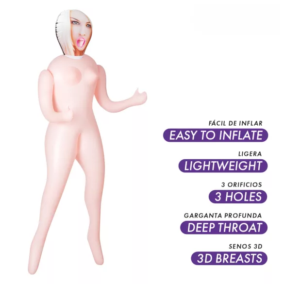 Intense Dolls Irina - bambola gonfiabile - donna realistica - materiale PVC