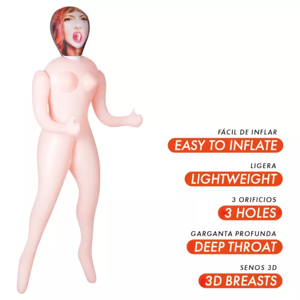 Intense Dolls Scarlett - bambola gonfiabile - silicone realistico